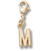 Crocs - Gold Letter M Charm Jibbitz™ charms for Women|Men|Kids|Jibbitz™ Charms