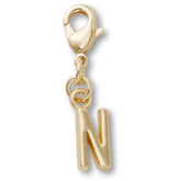 Crocs - Gold Letter N Charm Jibbitz™ charms for Women|Men|Kids|Jibbitz™ Charms