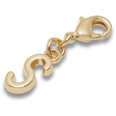 Crocs - Gold Letter S Charm Jibbitz™ charms for Women|Men|Kids|Jibbitz™ Charms