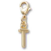 Crocs - Gold Letter T Charm Jibbitz™ charms for Women|Men|Kids|Jibbitz™ Charms
