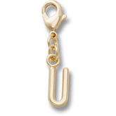 Crocs - Gold Letter U Charm Jibbitz™ charms for Women|Men|Kids|Jibbitz™ Charms