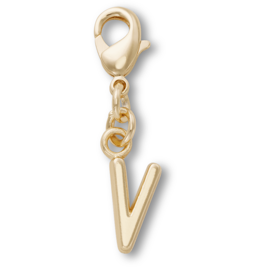 Crocs - Gold Letter V Charm Jibbitz™ charms for Women|Men|Kids|Jibbitz™ Charms