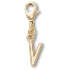 Crocs - Gold Letter V Charm Jibbitz™ charms for Women|Men|Kids|Jibbitz™ Charms