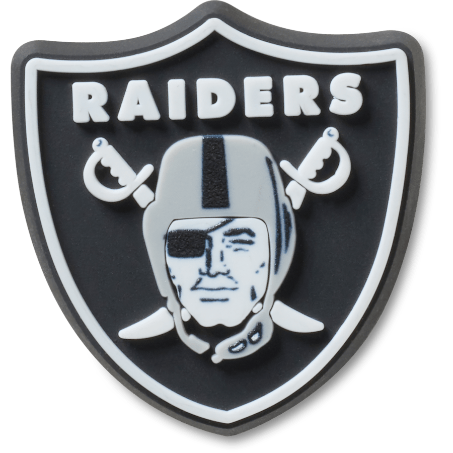 Crocs - NFL Las Vegas Raiders Logo Jibbitz™ charms for Women|Men|Jibbitz™ Charms