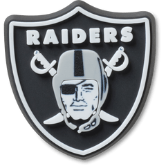 Crocs - NFL Las Vegas Raiders Logo Jibbitz™ charms for Women|Men|Jibbitz™ Charms