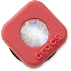 Crocs - Red Square PVC SMT Gem Jibbitz™ charms for Women|Men|Jibbitz™ Charms