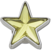 Crocs - Silver and Green SMT Gem Star Jibbitz™ charms for Women|Men|Jibbitz™ Charms