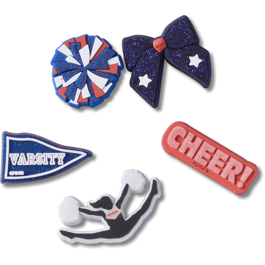 Crocs - Cheer 5 Pack Jibbitz™ charms for Women|Men|Jibbitz™ Charms