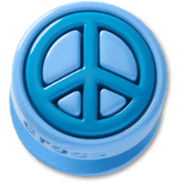 Crocs - Blue Peace Sign Icon Jibbitz™ charms for Women|Men|Jibbitz™ Charms