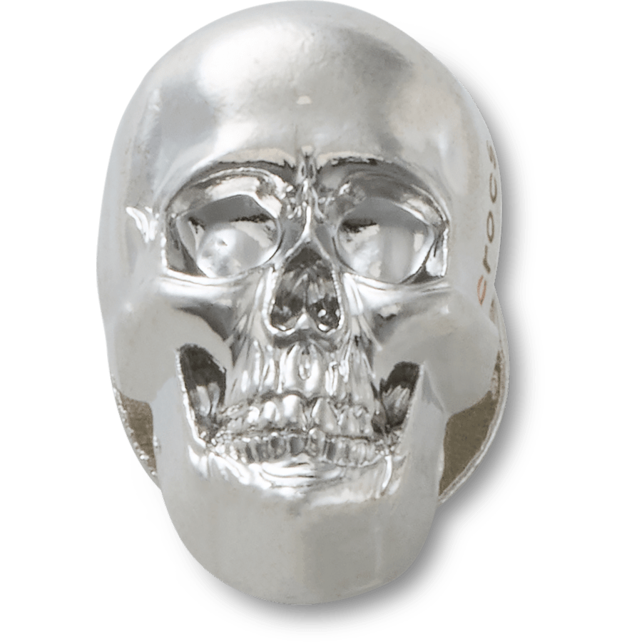 Crocs - Silver Skull Jibbitz™ charms for Women|Men|Jibbitz™ Charms