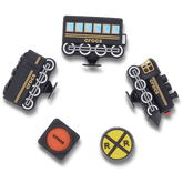 Crocs - 3D Train 5 Pack Jibbitz™ charms for Women|Men|Jibbitz™ Charms