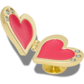 Crocs - Gold Bubble Locket Heart Jibbitz™ charms for Women|Men|Jibbitz™ Charms