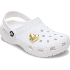 Crocs - Gold Bubble Locket Heart Jibbitz™ charms for Women|Men|Jibbitz™ Charms