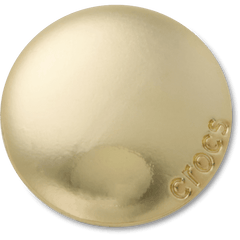 Crocs - Large Gold Circle Stud Jibbitz™ charms for Women|Men