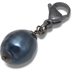 Crocs - Silver Black SMT Pearl Charm Jibbitz charm for Women|Men|Kids