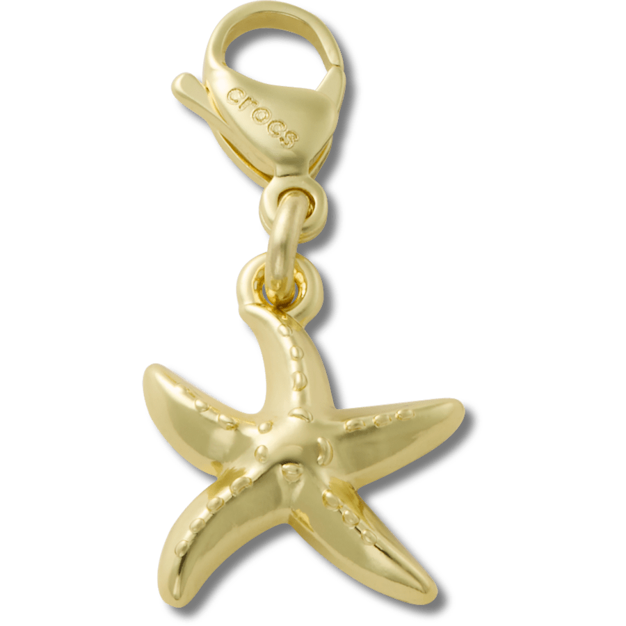 Crocs - Gold Starfish Charm Jibbitz charm for Women|Men|Kids