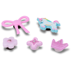 Crocs - Sweet Pink Girls 5 Pack Jibbitz™ charms for Women|Men|Kids|Jibbitz™ Charms