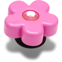 Crocs - Bright Pink Flower With Gem Jibbitz™ charms for Women|Men