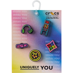 Crocs - Level Up Gamer 5 Pack Jibbitz™ charms for Women|Men|Jibbitz™ Charms