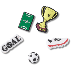Crocs - Soccer Star 5 Pack Jibbitz™ charms for Women|Men|Jibbitz™ Charms