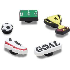 Crocs - Soccer Star 5 Pack Jibbitz™ charms for Women|Men|Jibbitz™ Charms