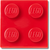 Crocs - LEGO® Red Tile 2x2 Jibbitz™ charms for Women|Men|Jibbitz™ Charms