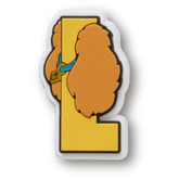 Crocs - Disney Character Letter L Jibbitz™ charms for Women|Men|Kids|Jibbitz™ Charms