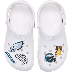 Crocs - NFL Philadelphia Eagles 5 Pack Jibbitz Shoe Charm for Women|Men|Jibbitz™ Charms