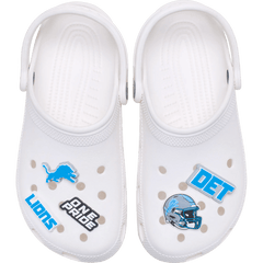 Crocs - NFL Detroit Lions 5 Pack Jibbitz Shoe Charm for Women|Men|Jibbitz™ Charms