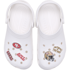 Crocs - NFL San Francisco 49ers 5 Pack Jibbitz Shoe Charm for Women|Men|Jibbitz™ Charms