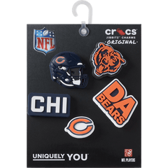 Crocs - NFL Chicago Bears 5 Pack Jibbitz Shoe Charm for Women|Men|Jibbitz™ Charms