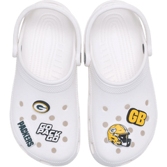 Crocs - NFL Green Bay Packers 5 Pack Jibbitz Shoe Charm for Women|Men|Jibbitz™ Charms