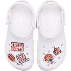 Crocs - NFL Cincinnati Bengals 5 Pack Jibbitz Shoe Charm for Women|Men|Jibbitz™ Charms