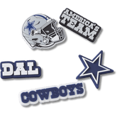 Crocs - NFL Dallas Cowboys 5 Pack Jibbitz Shoe Charm for Women|Men|Jibbitz™ Charms