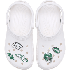 Crocs - NFL New York Jets 5 Pack Jibbitz Shoe Charm for Women|Men|Jibbitz™ Charms