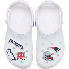 Crocs - NFL New England Patriots 5 Pack Jibbitz Shoe Charm for Women|Men|Jibbitz™ Charms