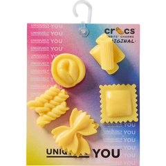 Crocs - Realistic Pasta 5 Pack Jibbitz™ charms for Women|Men|Jibbitz™ Charms