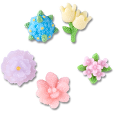 Crocs - Beaded Flowers 5 Pack Jibbitz™ charms for Women|Men|Jibbitz™ Charms