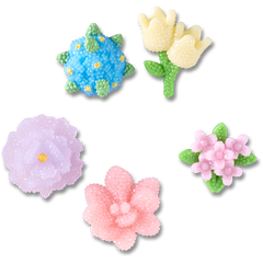 Crocs - Beaded Flowers 5 Pack Jibbitz™ charms for Women|Men|Jibbitz™ Charms