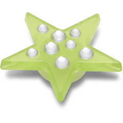 Crocs - Green Gem Star Jibbitz™ charms for Women|Men