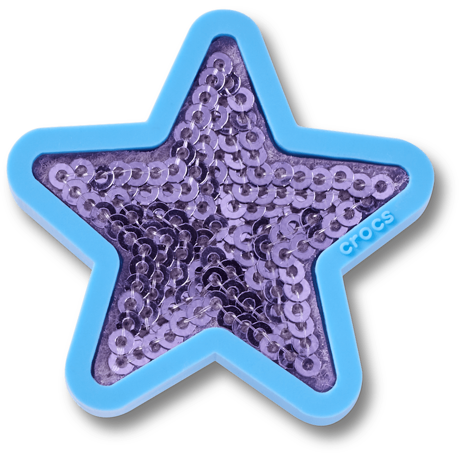 Crocs - Purple Sequin Star Jibbitz™ charms for Women|Men