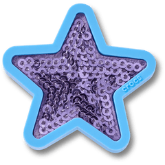 Crocs - Purple Sequin Star Jibbitz™ charms for Women|Men