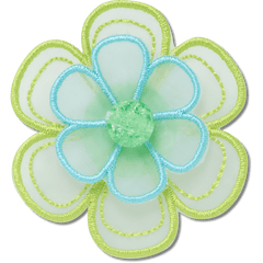 Crocs - Green Mesh Flower Jibbitz™ charms for Women|Men