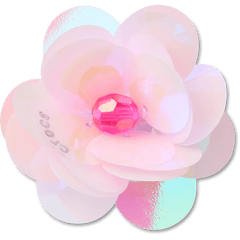 Crocs - Sequin Pink Flower Jibbitz™ charms for Women|Men