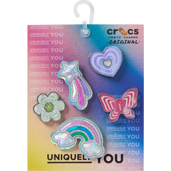 Crocs - Funky Girly Icons 5 Pack Jibbitz™ charms for Women|Men|Jibbitz™ Charms