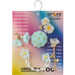 Crocs - Blue Dainty Floral 5 Pack Jibbitz™ charms for Women|Men|Jibbitz™ Charms