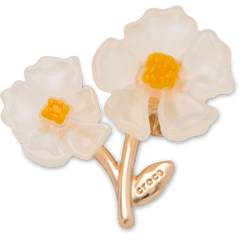 Crocs - White Floral Blossom Jibbitz™ charms for Women|Men