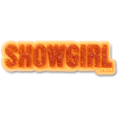 Crocs - Orange Glitter Sign Jibbitz™ charms for Women|Men|Jibbitz™ Charms