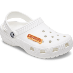 Crocs - Orange Glitter Sign Jibbitz™ charms for Women|Men|Jibbitz™ Charms