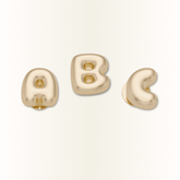 Crocs - Gold Bubble Letter A-Z Jibbitz™ charms for Women|Men|Jibbitz™ Charms